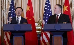 U.S. denies pursuing containment policy with China