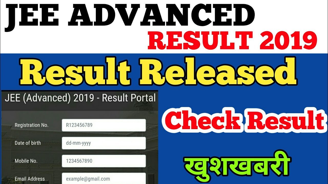 JEE Advanced Result 2019