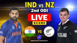 IND VS NZ, 2nd ODI Cricket Match Live